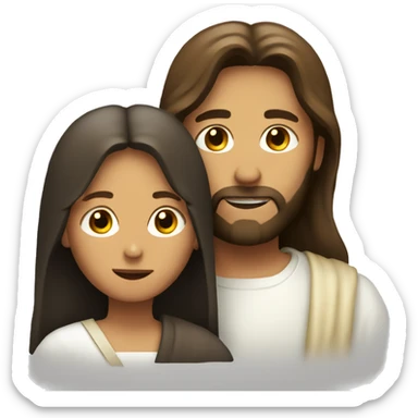 Maria + Jesus sticker