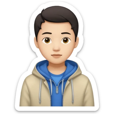 archetype for a young adult: Asian individual age 18-22yr. Freed up from financial pressures, focus on lifestyle and aesthetics and freely acknowledge they are still transitioning into adulthood 

 sticker