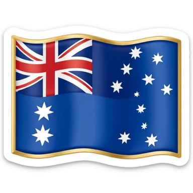 australian eureka flag sticker