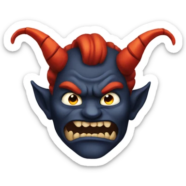 Demon sticker