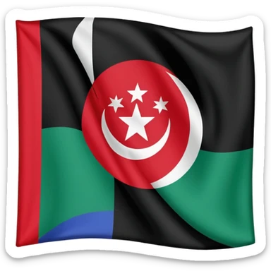 can you make the new afghanistan flag the taliban one sticker