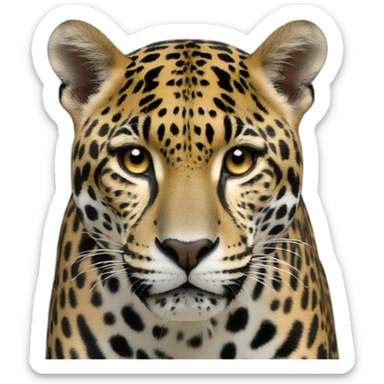 Type F jaguar black sticker