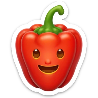 Scotch bonnet pepper sticker