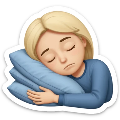 Sleepy Character zzz sticker