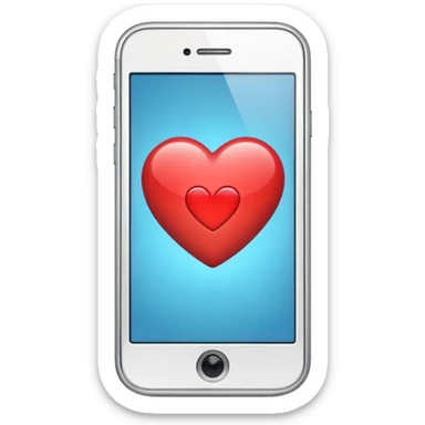 I phone ❤ emoji sticker