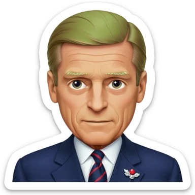 Prince philip sticker