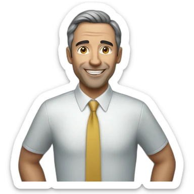 Javier Mile, next Argentina president sticker