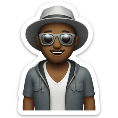 video editor at the beach sticker