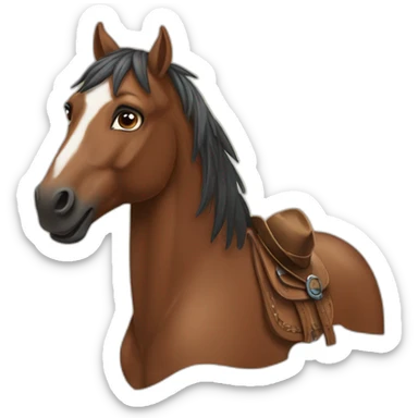 Western horse  sticker