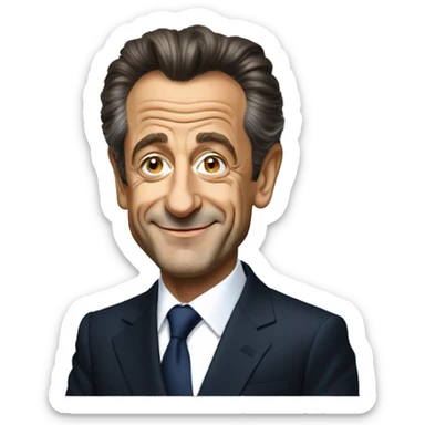 nicolas sarkozy sticker