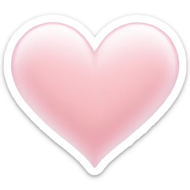 Light Pink Heart sticker