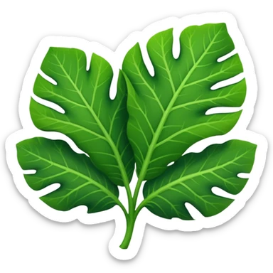 taro leaf lime sticker