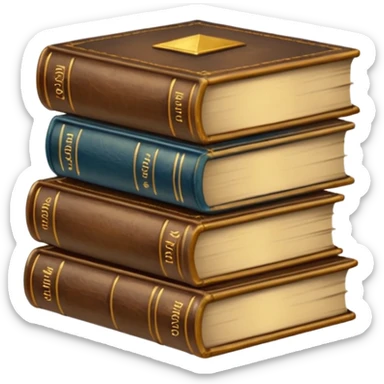 designer books sticker