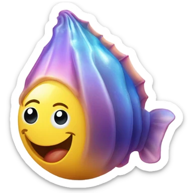 Concha de mar coquette sticker