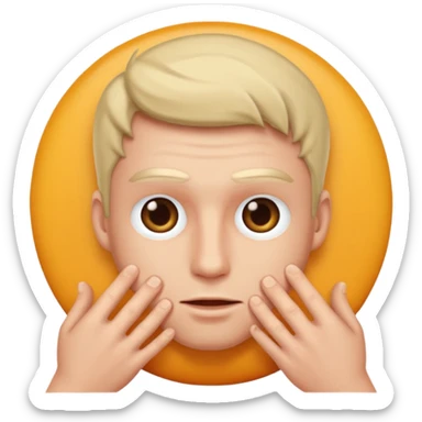 Guy masturbating  sticker