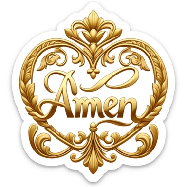 Amen sticker