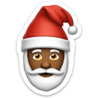 Santa claus with hat sticker