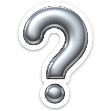 Signo de pregunta sticker