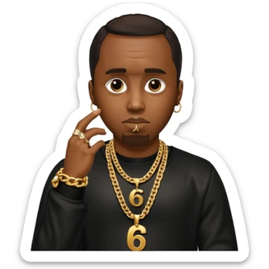 P Diddy doing 67 sticker