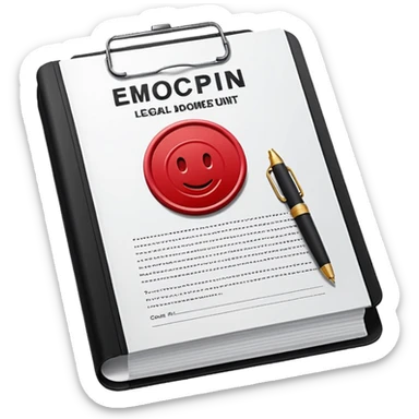 Courtroom Items, Legal Document – official case file or contract

 sticker