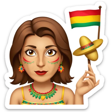 Vibrant Festival Singer sticker