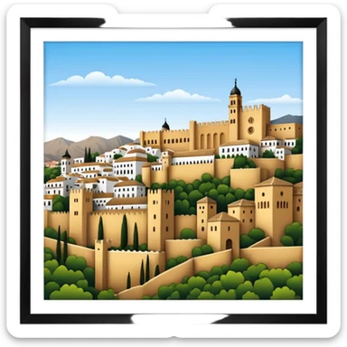 granada, españa sticker