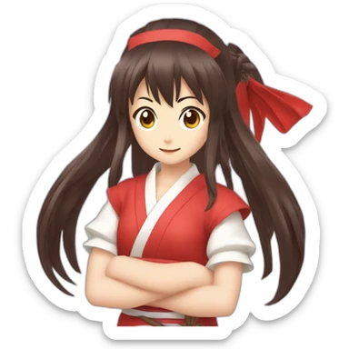 hakurei-reimu sticker