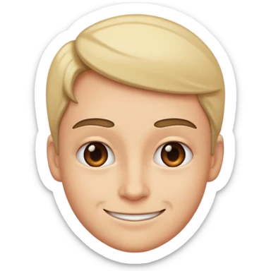 Smug lookin smirk sticker