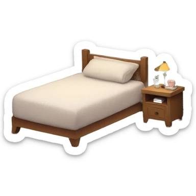 Cozy bed  sticker