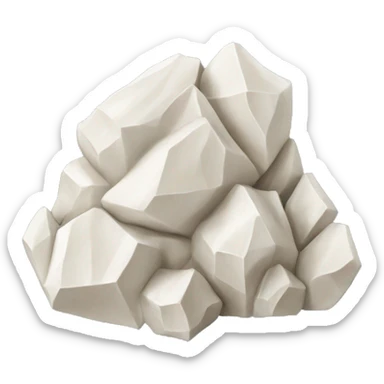 gypsum mineral sticker