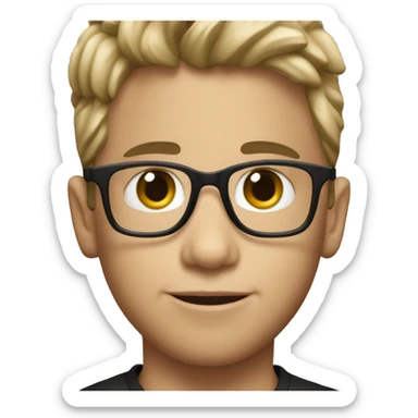 Kid with curt hair with a raiders hat and glasses sticker