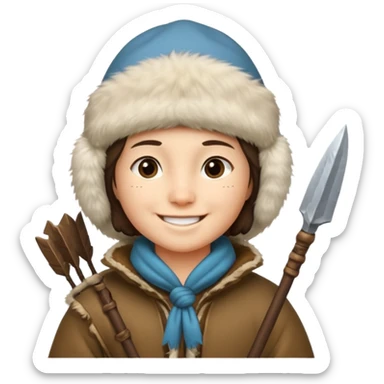 eskimo hunting emoji sticker