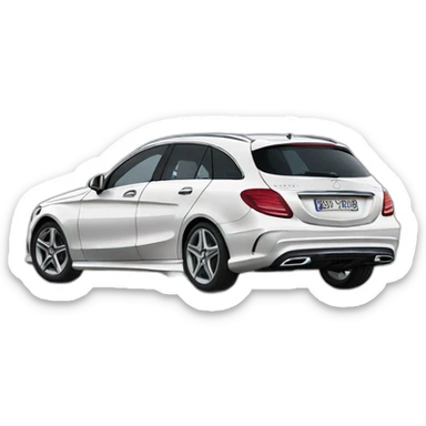 mercedes benz c class sticker