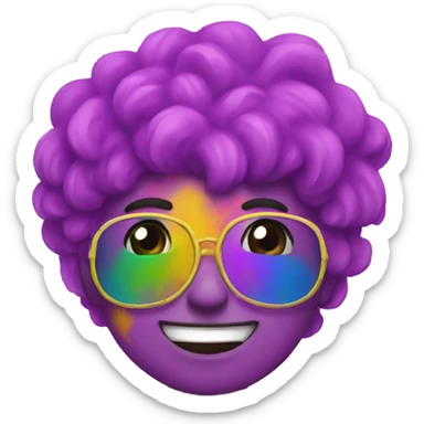 Happy holi muscles  sticker