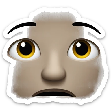 face doubting  sticker