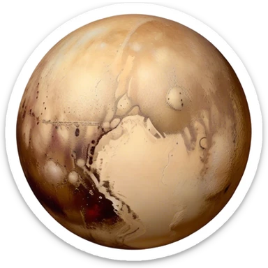 Planet Pluto sticker