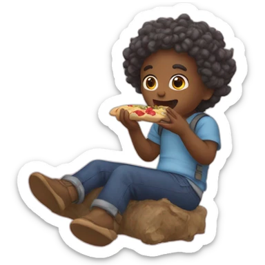 adjaxon eating vic sticker