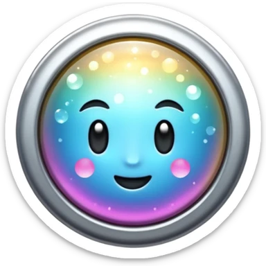 sparkles magnet sticker