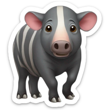 Tapir And Babirusa sticker