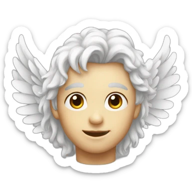 angel_white_hazy_sweaty sticker