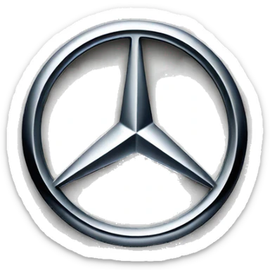 Mercedes benz logo sticker
