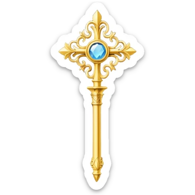 christ scepter sticker