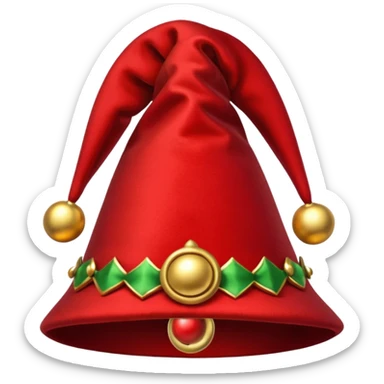 red jester hat sticker