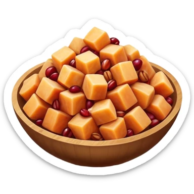 I need an emoji style image to represent charoset for the passover seder plate sticker