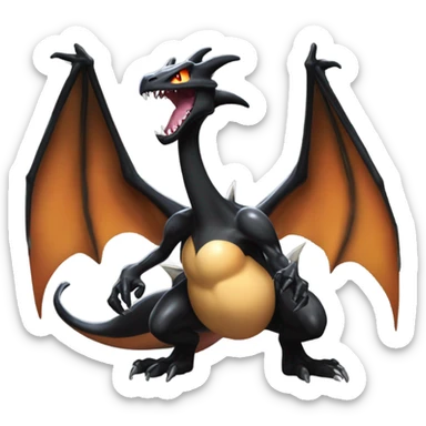 Charizard as venom sticker