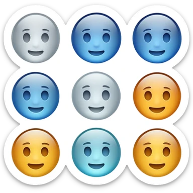 AI matte glass transluscent image generator sticker