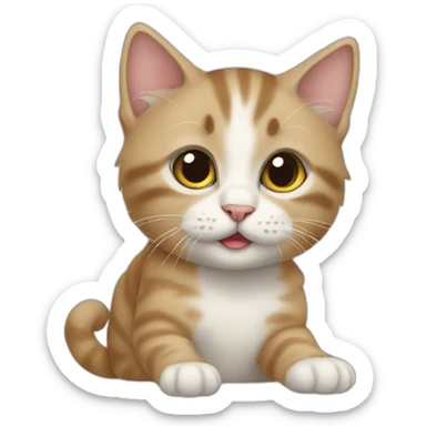 Kitten sticker