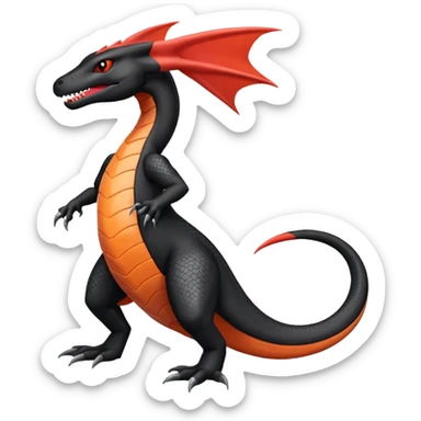 Salandit-Salazzle-Salamence-hybrid-fusion (full body) sticker