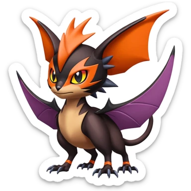 Noibat-Noivern-Litten-Hybrid sticker