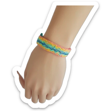 friendship bracelet sticker